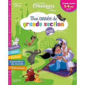 Comparateur de prix : HACHETTE EDUC Disney - Les grands classiques - Mon année de Grande Section (5-6 ans)