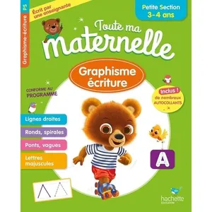 Comparateur de prix : Hachette Education Toute ma maternelle Graphisme Ecriture Petite Section 3-4 ans