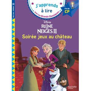 Hachette Education Disney - Reine des neiges, Soirée jeux au château CP niveau 3 pas cher