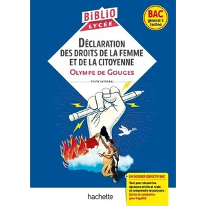 Comparateur de prix : ISBN Déclaration Des Droits De La Femme Et De La Citoyenne