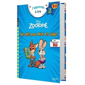 Comparateur de prix : Hachette Education Disney BD Fin de CP- CE1 - Zootopie - Un défi pour Nick et Judy !