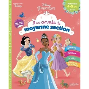 Hachette Education Disney - Princesses - Mon année de Moyenne Section (4-5 ans) pas cher