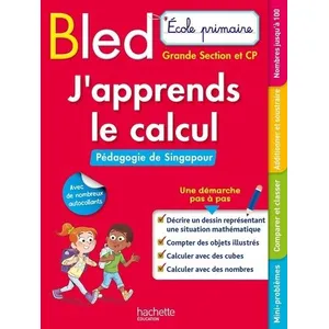 Comparateur de prix : ISBN J'apprends Le Calcul Grande Section Et Cp - Pédagogie De Singapour