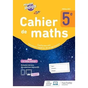 ISBN Mission Indigo 5e - cahier d'activités pas cher