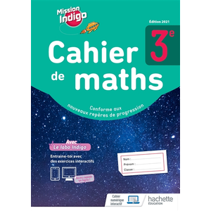 ISBN Hachette Education Mission Indigo 3e - cahier d'activités pas cher