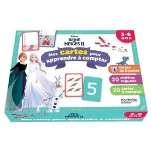 Comparateur de prix : Hachette Education Disney - La Reine des neiges 2 - Mes cartes pour apprendre à compter
