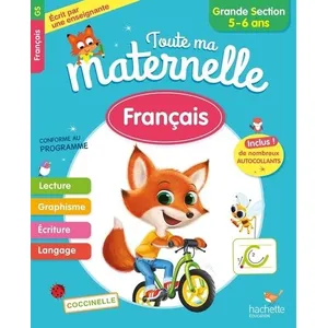 Comparateur de prix : Hachette Education Toute ma maternelle : français, grande section, 5-6 ans : conforme au programme