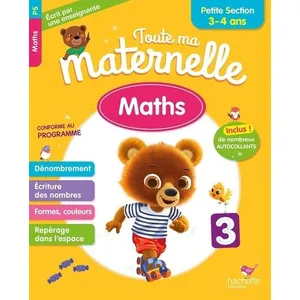 Comparateur de prix : Hachette Education Toute Ma Maternelle - Maths Petite Section (3-4 ans)