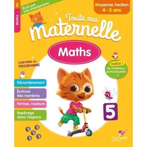 Comparateur de prix : Hachette Education Toute Ma Maternelle - Maths Moyenne Section (4-5 ans)