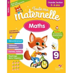 Hachette Education Toute Ma Maternelle - Maths Grande Section (5-6 ans)Vendu pareyrolles