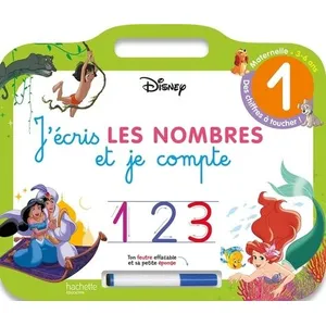 Comparateur de prix : Disney - Les grands Classiques Disney - Ardoise J'écris les nombres et...