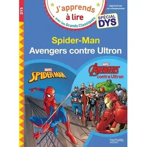 Comparateur de prix : Hachette Education Disney - Marvel - Spécial DYS (dyslexie) : Spiderman/Avengers