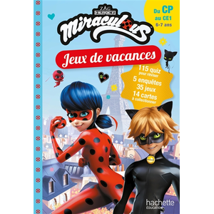 Comparateur de prix : Hachette Education Miraculous - Jeux de vacances 2025 - Du CP au CE1 (Broché)