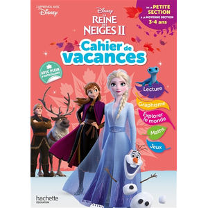 Comparateur de prix : Hachette Éducation Disney - La Reine des Neiges - De la Petite à la Moyenne Section - Cahier de vacances 2025