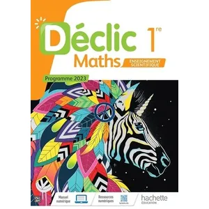Comparateur de prix : Hachette Education Déclic - Maths Enseignement Scientifique 1re - Livre élève