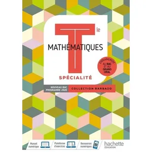 Comparateur de prix : Hachette Education Barbazo Mathématiques Spécialité terminales - Livre élève