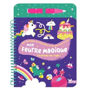 Deux Coqs D'or Mon feutre magique Licornes en folie !