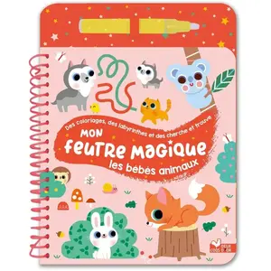 Deux Coqs D'or Mon feutre magique bébés animaux - avec feutre à réservoir d'eau
