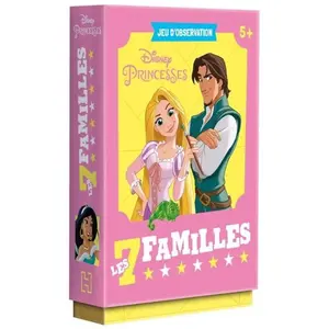 Hachette Jeunesse DISNEY PRINCESSES - Jeu de cartes - 7 familles