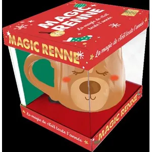 HACHETTE Coffret Mug Magique Renne: La magie de Noël toute l'annéeVendu parfnac