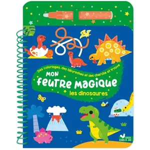 Deux Coqs D'or Mon feutre magique dinosaures - avec feutre à réservoir d'eau