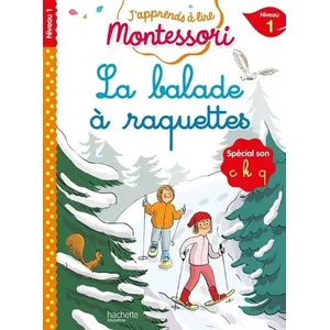 ISBN J'apprends à lire Montessori - CP niveau 1 : La balade à raquettes pas cher