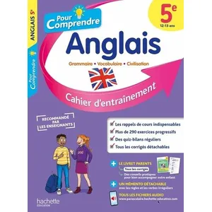 ISBN Hachette Education Pour Comprendre Anglais 5E pas cher