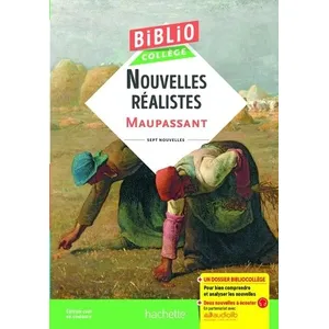 Comparateur de prix : Hachette Education Bibliocollège - Nouvelles réalistes, Maupassant (Poche)