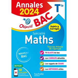 Comparateur de prix : ISBN Annales Objectif BAC 2024 - Spécialité Maths
