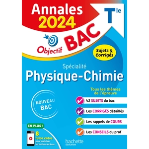Comparateur de prix : ISBN Annales Objectif BAC 2024 - Spécialité Physique-Chimie