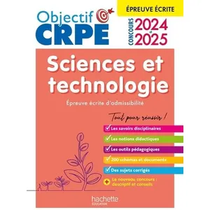 Comparateur de prix : ISBN Sciences Et Technologie - Epreuve Écrite D'admissibilité