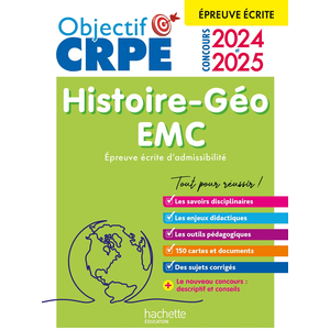 Comparateur de prix : ISBN Histoire-géo, EMC : épreuve écrite d'admissibilité : concours 2024 et 2025