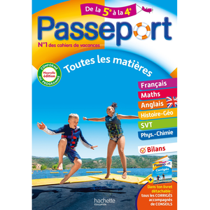 Comparateur de prix : Hachette Education Passeport Toutes Les Matières De La 5e À La 4e