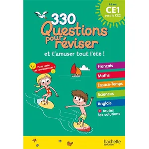 Hachette Education Questions pour réviser - Du CE1 au CE2 - Cahier de vacances 2024