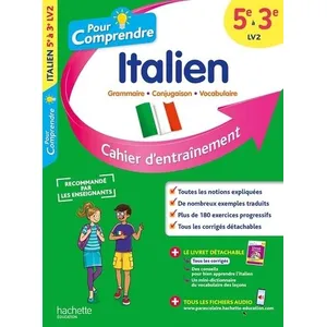 Comparateur de prix : Hachette Education Pour comprendre Italien 5e-4e-3e LV2