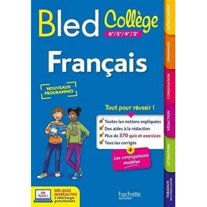 ISBN Bled Collège Français pas cher