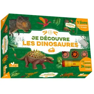Comparateur de prix : Deux Coqs d'or Je découvre les dinos - coffret avec lampe et kit excavation
