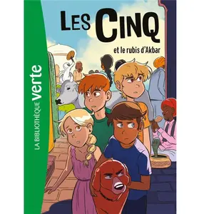 Bb Rose Verte Les Cinq NED 35 - Les Cinq et le rubis D'Abkar