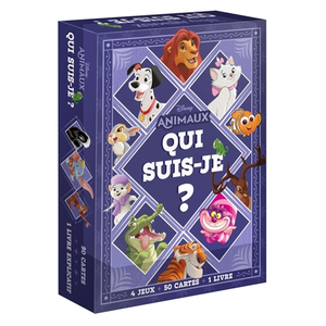 DISNEY ANIMAUX - "Qui suis-je ?" - Boîte de jeu de cartes (Broché) pas cher