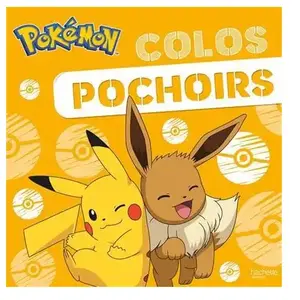 Livre De Coloriages - Pokemon - Colos Pochoirs pas cher