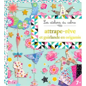 Comparateur de prix : Deux Coqs D'or Attrape-rêve et guirlande en origamis - boite avec accessoires