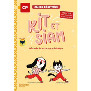 Comparateur de prix : Hachette Education Cahier D'écriture Kit Et Siam Cp - Méthode De Lecture Graphémique