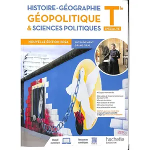 Hachette Education Histoire-Géographie, Géopolitique et Sciences politiques Tle spé - Livre élève