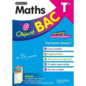 ISBN Objectif BAC Tle spécialité Maths