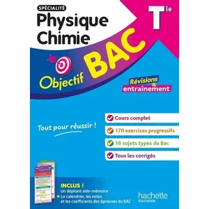 Comparateur de prix : Hachette Education Objectif BAC Tle spécialité Physique Chimie