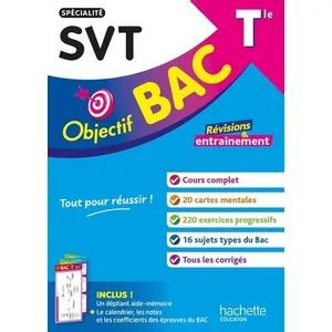 ISBN Objectif BAC Tle spécialité SVT pas cher