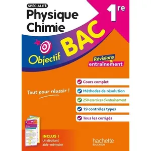 ISBN Objectif BAC 1re spécialité Physique Chimie