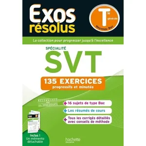 ISBN Exos résolus : Spécialité SVT - Terminale - 135 exercices progressifs et minutés pas cher