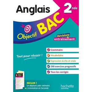 ISBN Objectif BAC Anglais 2nde pas cher