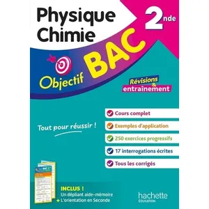 ISBN Objectif BAC Physique-Chimie 2nde pas cher